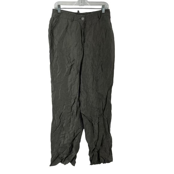 Women's Gelco Gray Linen Pants U.S. Size 8 Regular Preowned EU 38 - Picture 1 of 4